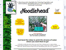 Tablet Screenshot of noodleheadsprinkler.com